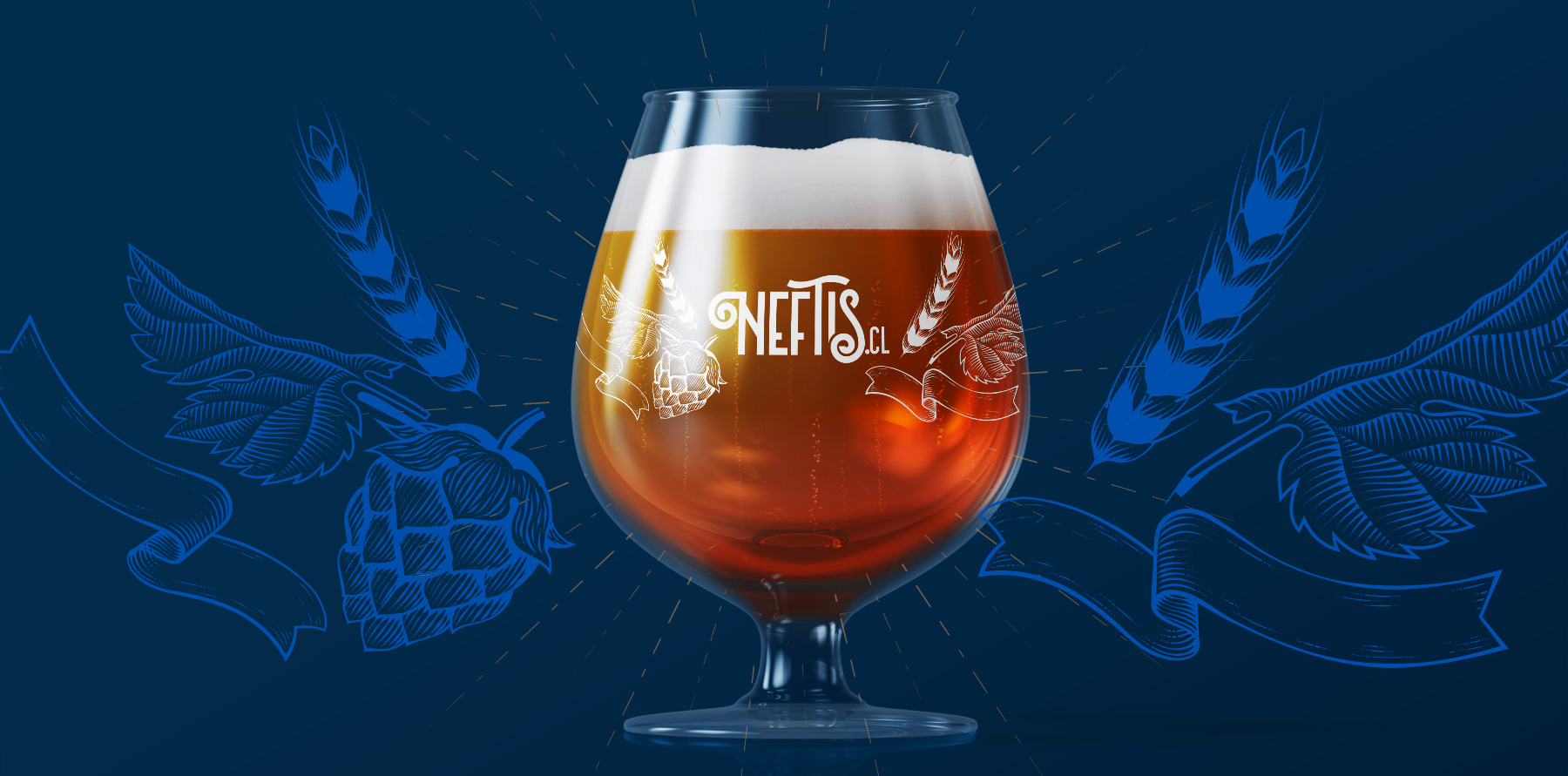 desarrollo de branding para marca de cerveza Neftis desarrollo de sitio web ecommerce sitio web en shopify